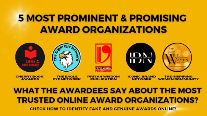 5 Most Prominent And Promising Award Organizations In India